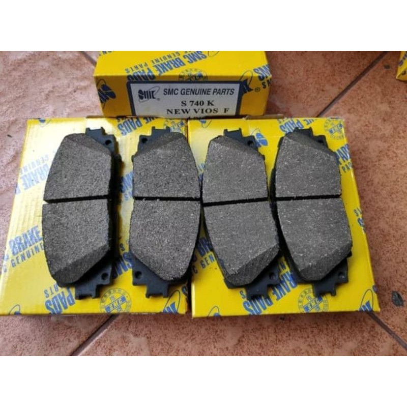 brake pad kampas rem depan yaris new vios smc