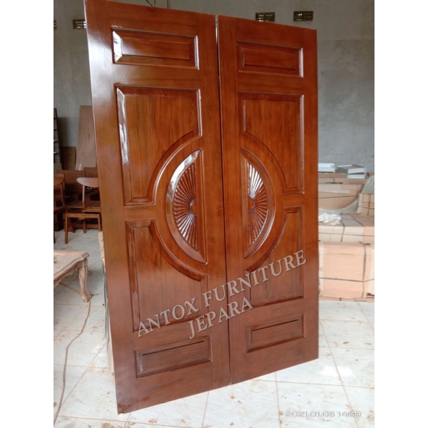 pintu rumah jati mebel Jepara