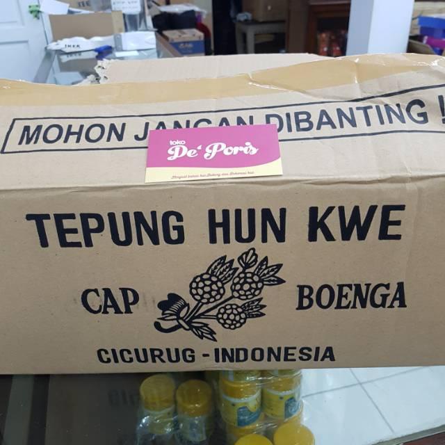 

Tepung Hun Kwe/Hunkwe/Hun Kwee Cap Boenga 120Grm Cod Dan Best Seller