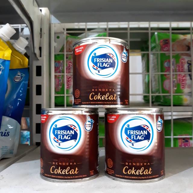 

SUSU KENTAL MANIS BENDERA FRISIAN FLAG COKLAT KALENG 370GR