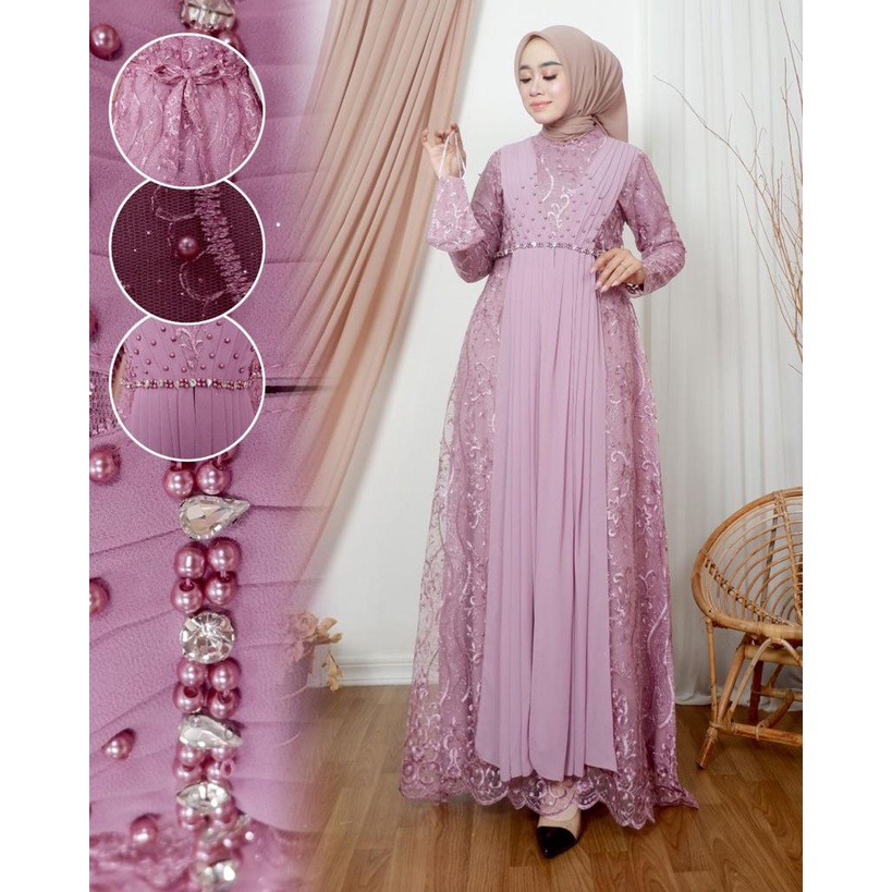 Gamis Verlita 9 / Outfit Gamis Pesta / Kebaya Modern