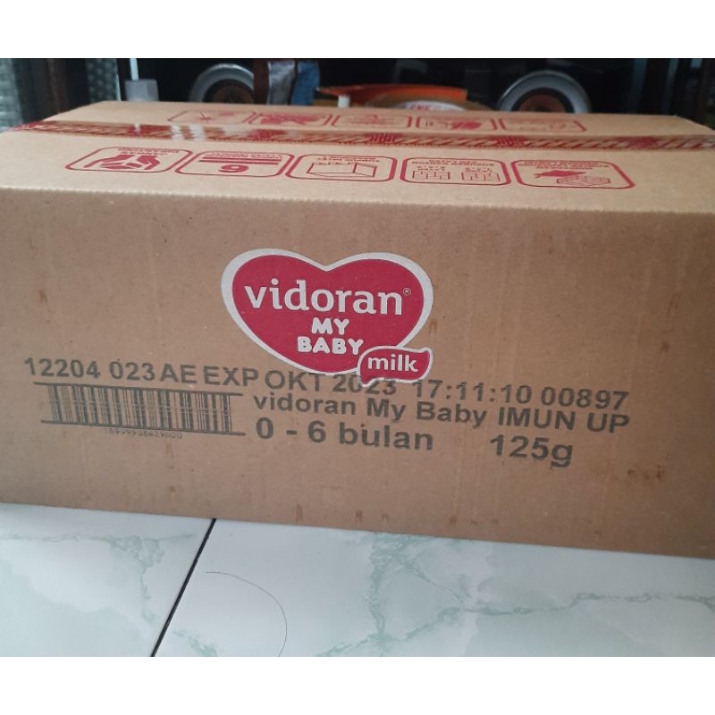 vidoran my baby  125 gr  1 karton (24 kotak)
