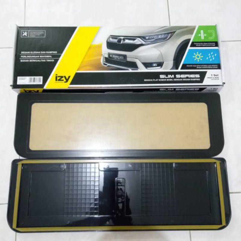 Harga Sepasang!! Dudukan Plat Mobil Nomor Wadah Bracket Plat Mika Akrilik Mica Acrylic Astra 46 Cm