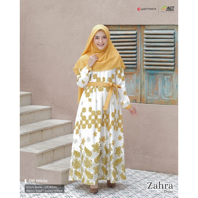 YASMEERA - ZAHRA DRESS - DRESS KONDANGAN - DRESS MOTIF - BEST SELLER