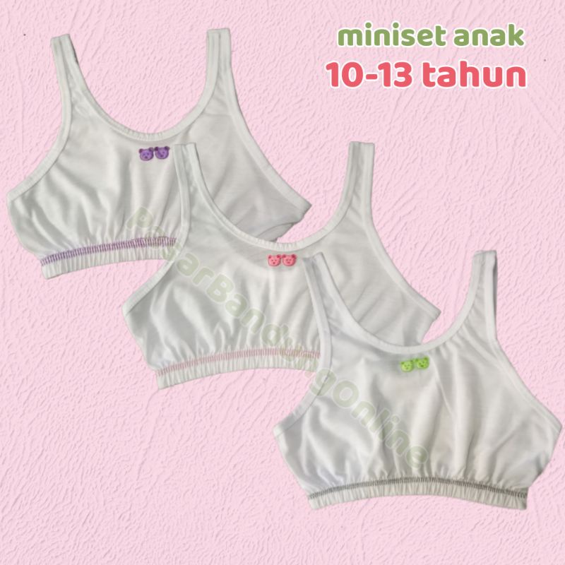 Miniset baju dalam anak perempuan 10-13tahun