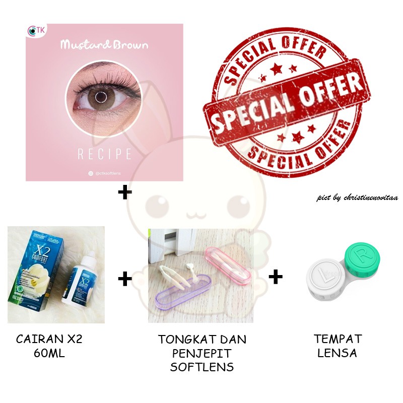 Softlens CTK Recipe 14.5mm - Normal - Paket Softlens Pemula