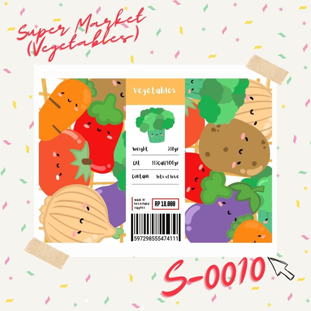 

Neverland Supplies Super Market Edition (Vegetables) Sticker