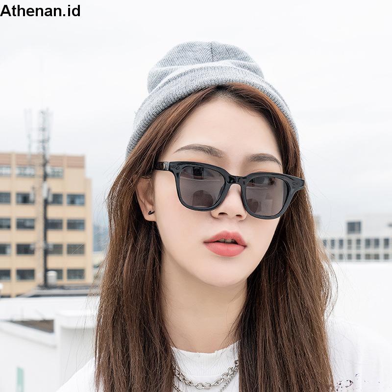 1Pcs Korea Kacamata Hitam Wanita Mengemudi Kacamata Anti Radiasi Blueray Warna Permen Uniseks Sunglasses Pria/Wanita