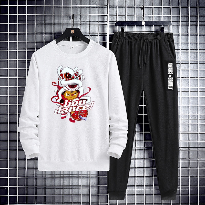 sweater pria 1 set - sweater dan celana panjang