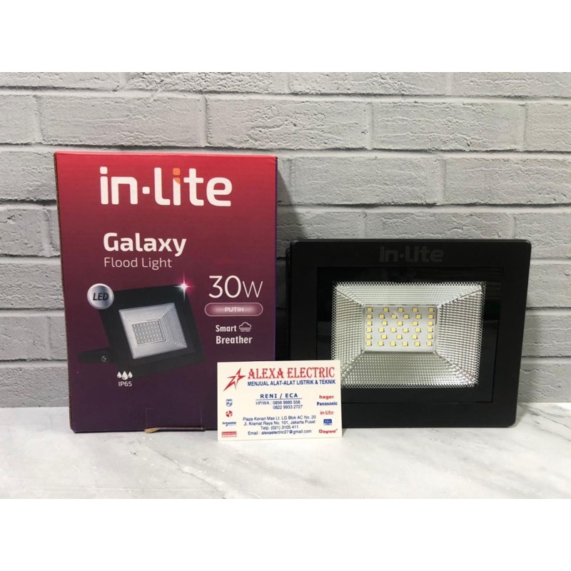 lampu sorot outdoor indoor FLOOD LIGHT INF027 30w 30 w 30 watt INLITE IN LITE IN-LITE