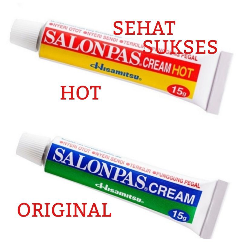 Salonpas cream ~ Krim Pereda Nyeri (15gram)