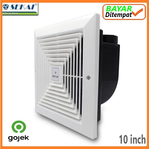 sekai cmvf-1091 ceiling exhaust/hexos/heksos fan plafon 10 (25 cm)