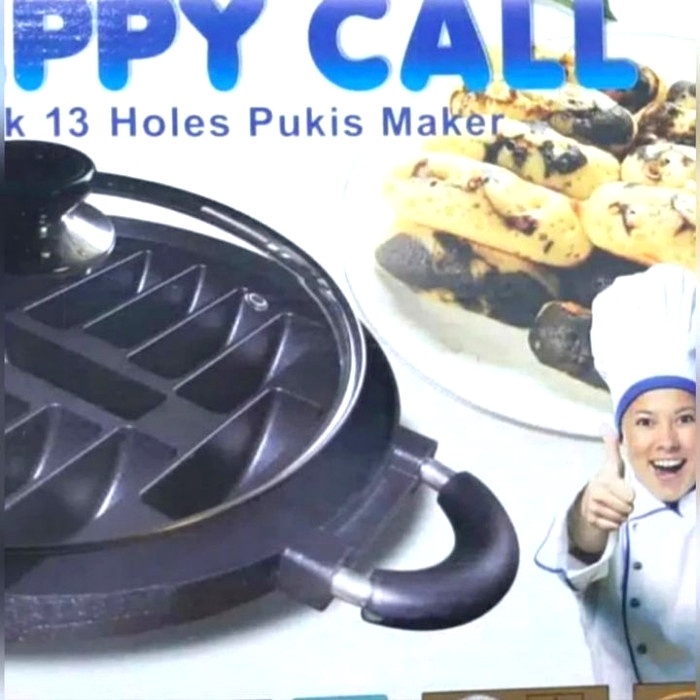 Cetakan pukis 13 lubang happy call/loyang pukis happy call