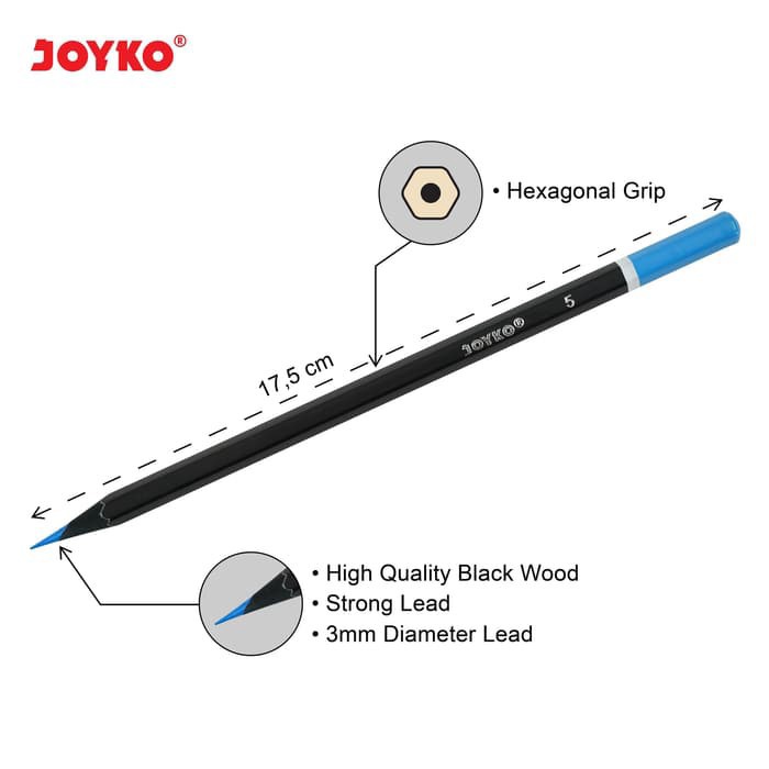 

Color Pencil / Pensil Warna Joyko CP-2 / 24 Warna