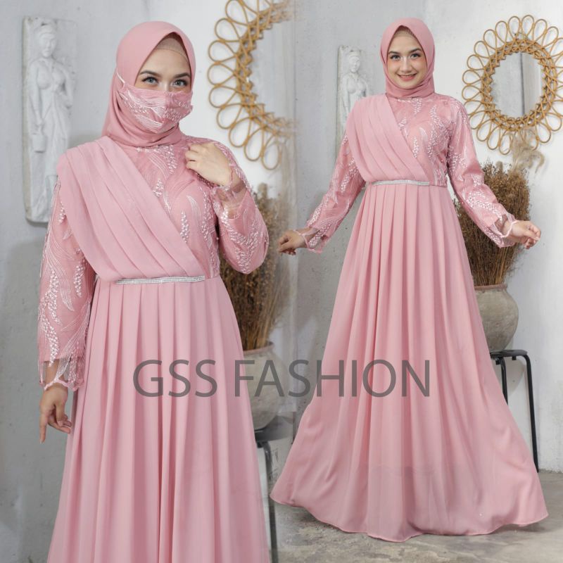 gamis khayra terbaru, dress muslimah