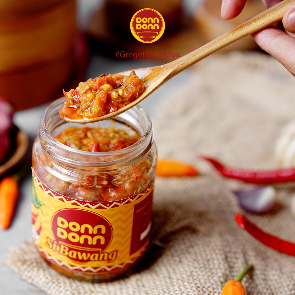 

SAMBAL BAWANG PEDAS / SAMBEL BAWANG FRESH DONNDONN HOMEMADE 200ML