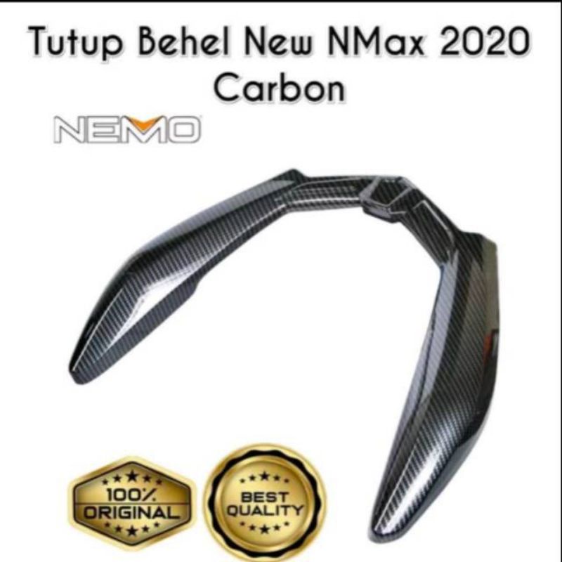 Behel Nmax New 2020 Cover Behel Belakang Nmax New 2020 Karbon Merk Nemo Original