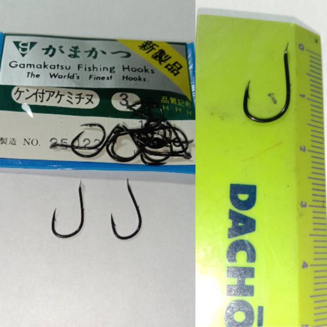 Kail gamakatsu fishing Hooks no 3