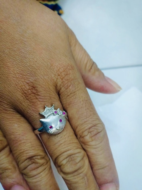 Cincin helokity , yaxiya , xuping , lapis emas , cincin