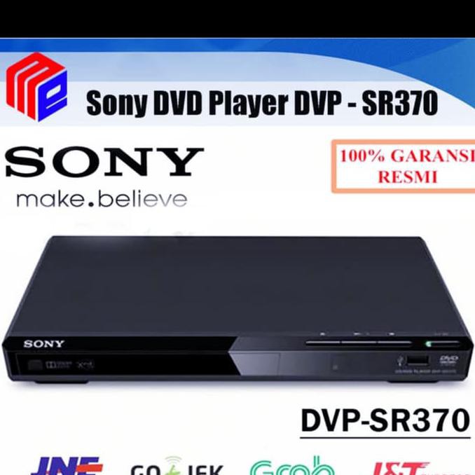 Fikashop000 | Dvd Player Sony Dvp-Sr370 Original - Hitam