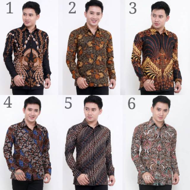 Baju Batik Pria Gus Azmi Syubbanul Muslimin Batik Katun Halus Hadroh Azzahir Santri muslim, Moderen