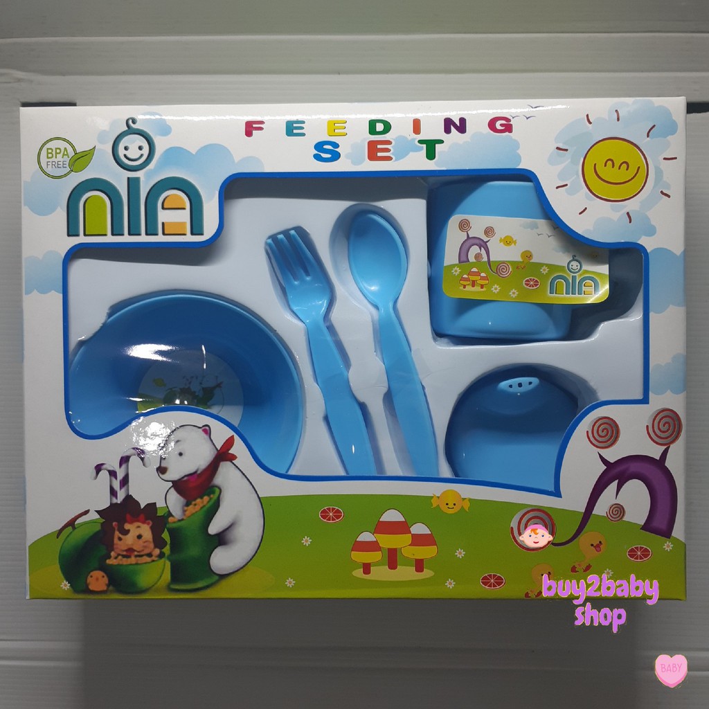 Tempat makan Bayi NIA fedding set NIA kecil murah