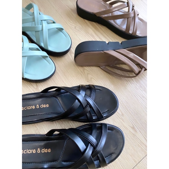 DECLARE&amp;DEE SANDAL WEDGES WANITA REGINA SIMPLE