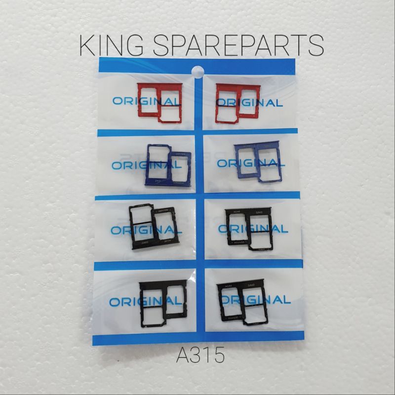 SIMLOCK SIMTRAY TEMPAT KARTU SLOT SIMCARD SAMSUNG GALAXY  A31 A315 A31F ORIGINAL