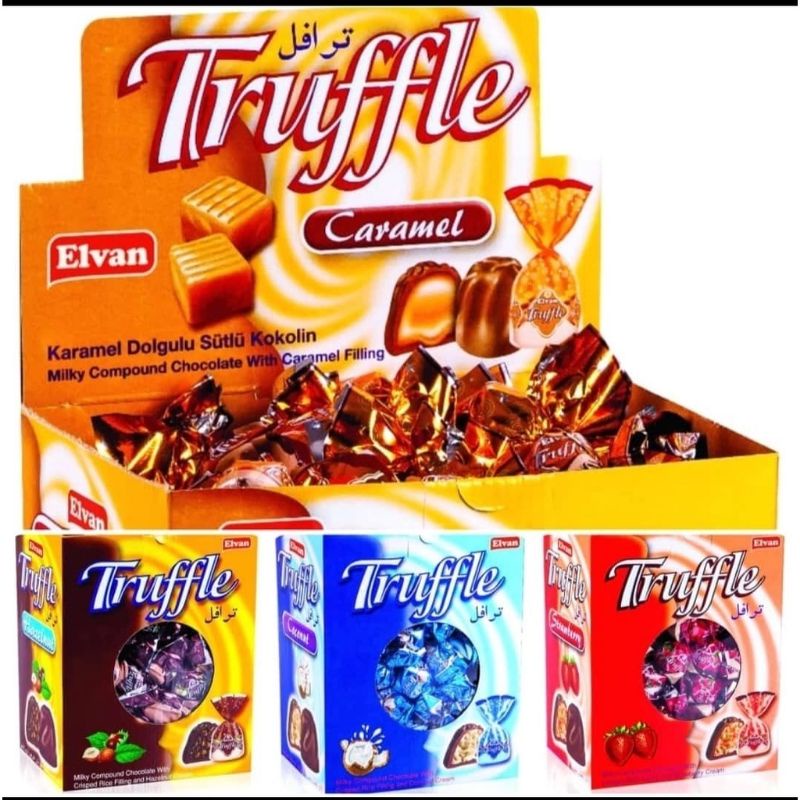 

Coklat ELVAN Truffle dan Traffline 250 gram Mix atau Pilih Warna