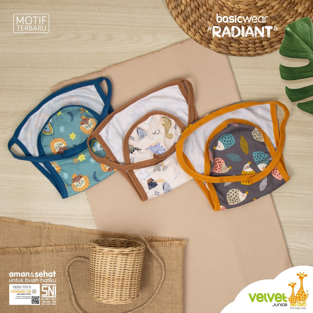 Velvet Junior Popok Bayi - BasicWear Radiant