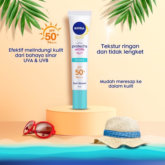 NIVEA SUN SERUM PROTECT &amp; WHITE SPF 50