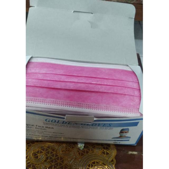 Masker golden gloves hijab