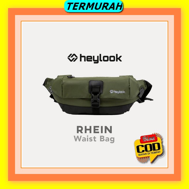 Tas Selempang Kulit Waist Bag Pria Slempang Polo Crown Tas Selempang Pria Anti Air - Goldiesbags (Do