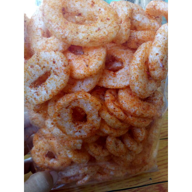 

krupuk koin pedas 250gr