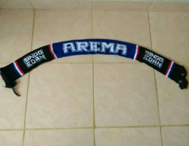 Syal Arema 9 Get Lokal Scarf Aremania Biru Singo Edan 1987 Syall Malang Terbaru 2019