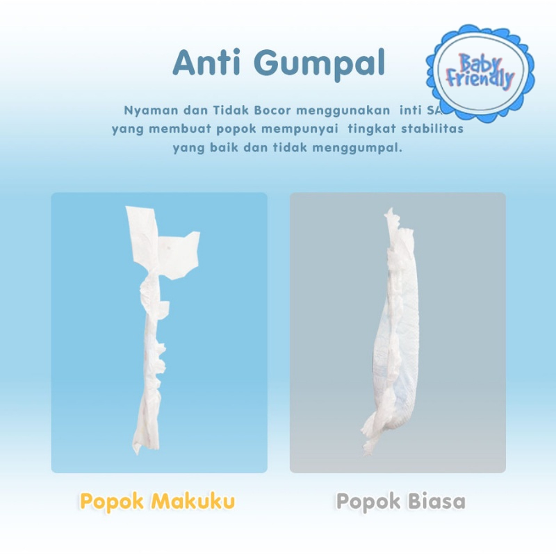 [BabyFriendly] MAKUKU Air Diapers Slim Pants M32 / Popok bayi Tipis SAP anti gumpal cepat kering sekali pakai tipe celana ukuran M