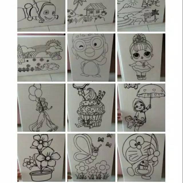 

Styrofoam gabus media mewarnai Styrofoam 1 paket isi 25 pcs gambar beda² terbaru terlaris