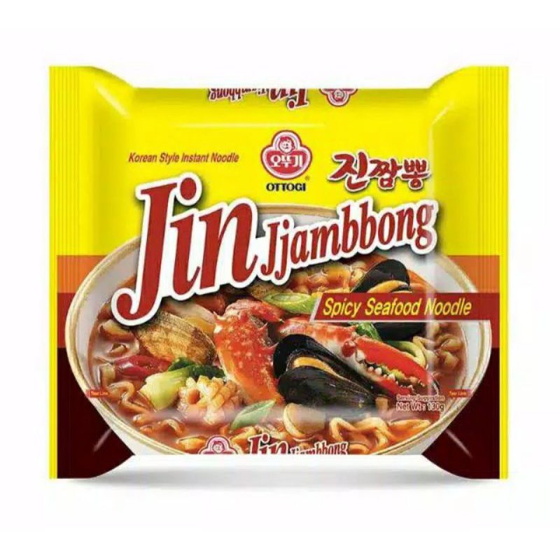 

OTTOGI JIN JJAMBBONG SPICY SEAFOOD RAMEN NOODLE MIE KOREA