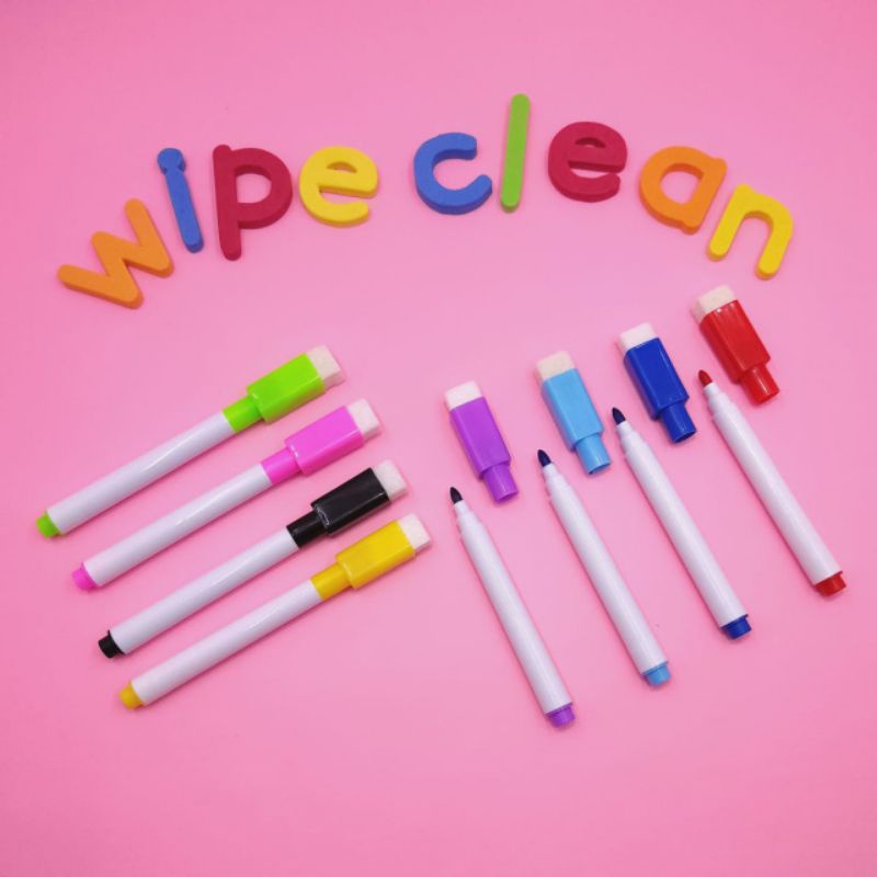 

Wipeclean - Spidol papan tulis - spidol warna -pcs - LS99