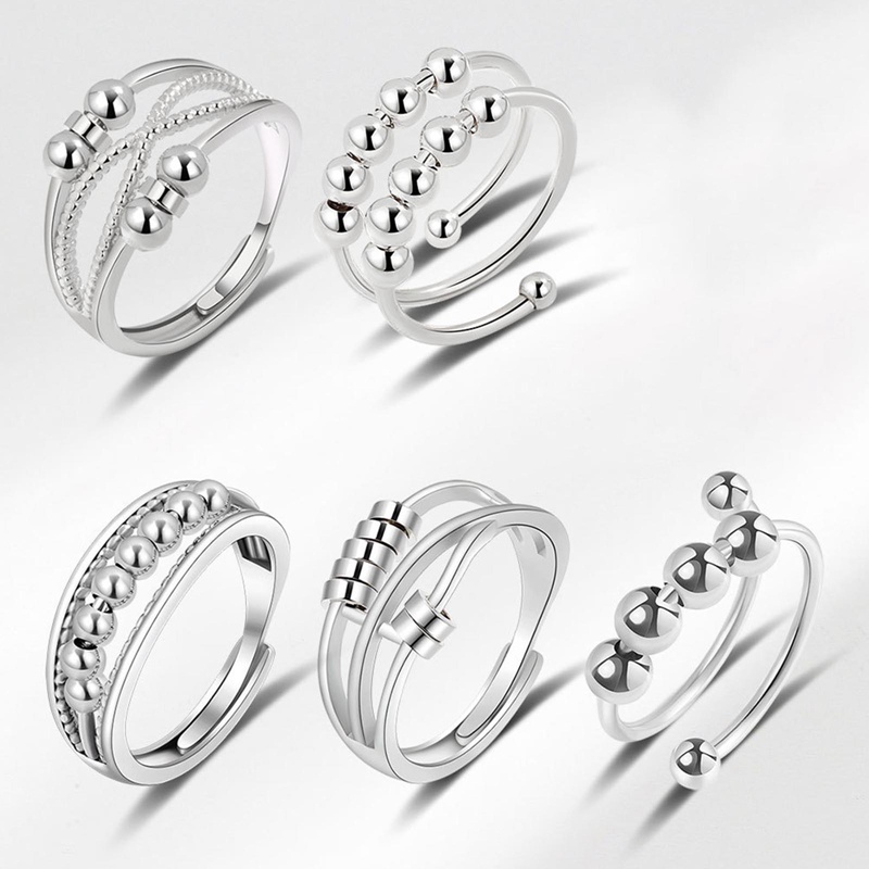 Mainan Fidget Ring Spiral Anti Stress Untuk Pria / Wanita