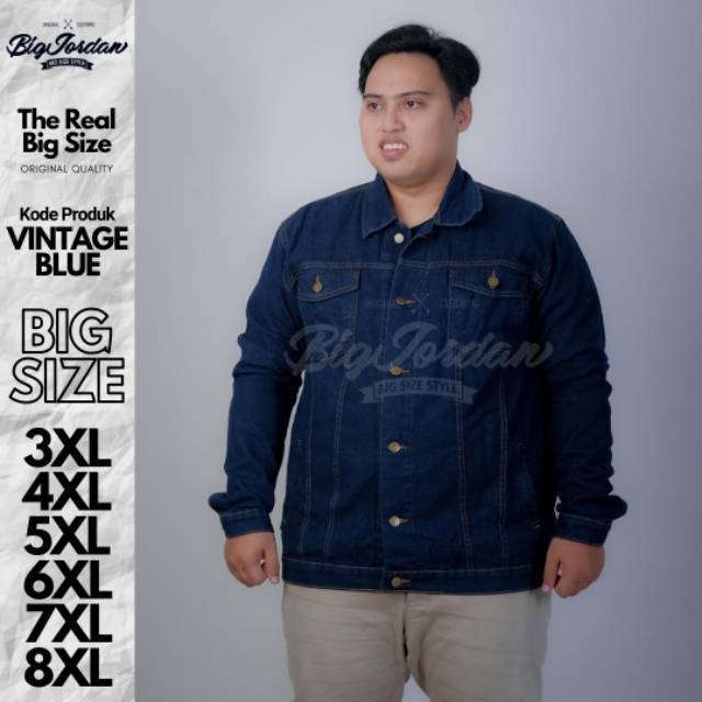 jaket jeans big size