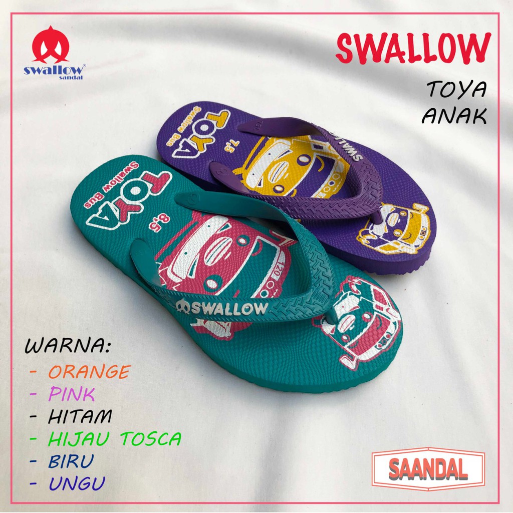 Sandal Jepit Anak Swallow Toya (Bisa Eceran)