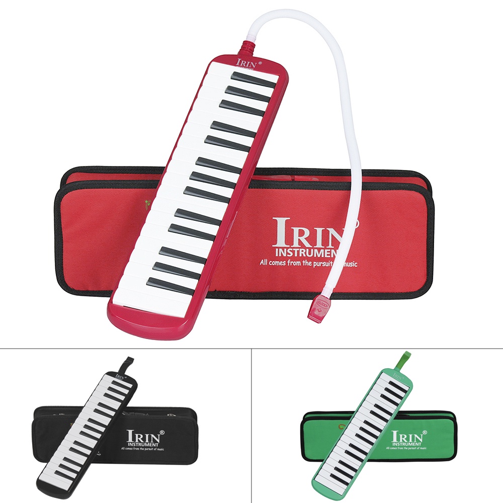 Harmonika Melodica Portable 32 Kunci 3 Warna Dengan Kotak Hard Case