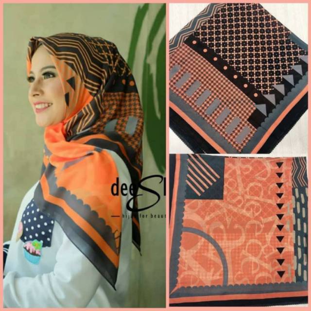 Kerudung segiempat denai terbaru