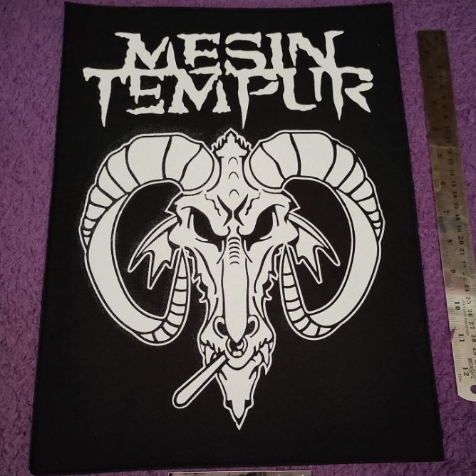 emblem punggung mesintempur  garasi rebel distro backpatch pacth bordiran emblem baju jaket