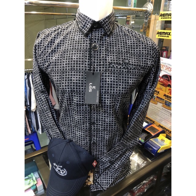 KEMEJA PANJANG KATUN LGS JOHNWIN ORI