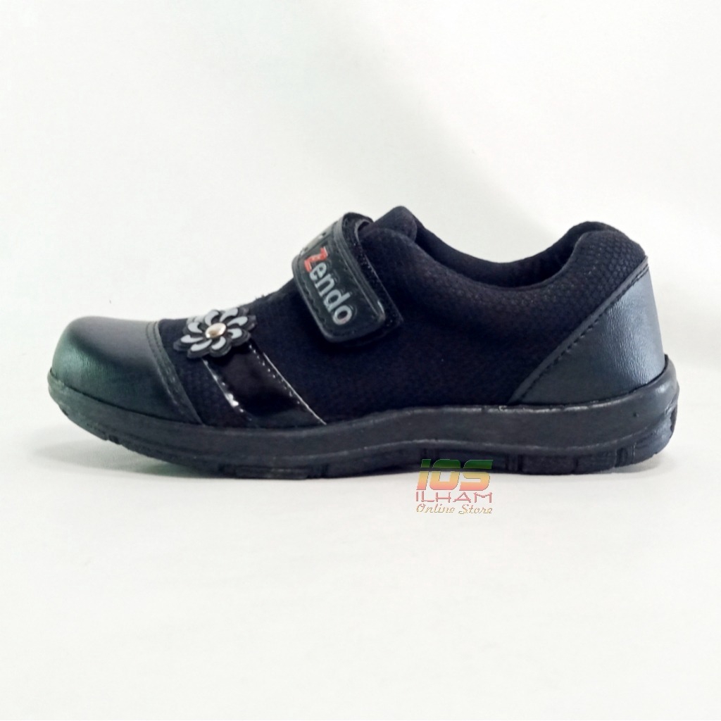 Zendo Z.01 Sepatu Sneakers Anak Perempuan Size 26-35 Hitam