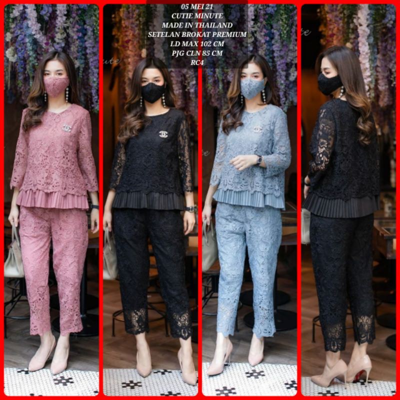 Setelan Brokat premium original bangkok