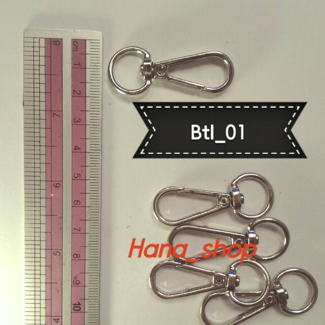 kait tas /kaitan dompet nikel / aksesoris tas /accesories tas