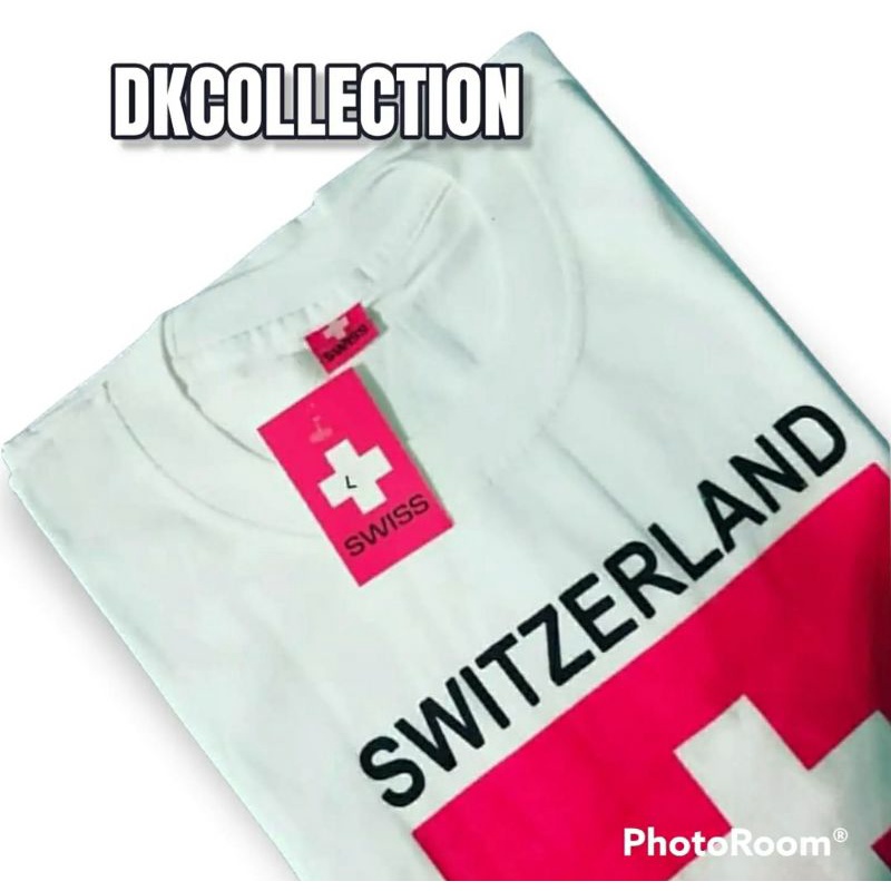 Kaos Switzerland souvenir kaos swiss baju switzerland baju swiss